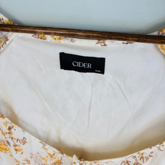 Cider Curve Ditsy Floral Mini Dress Size 4X (US Size 20) - Picture 5 of 5